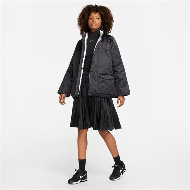 Женская куртка-пуховик NIKE L oversize черная 2