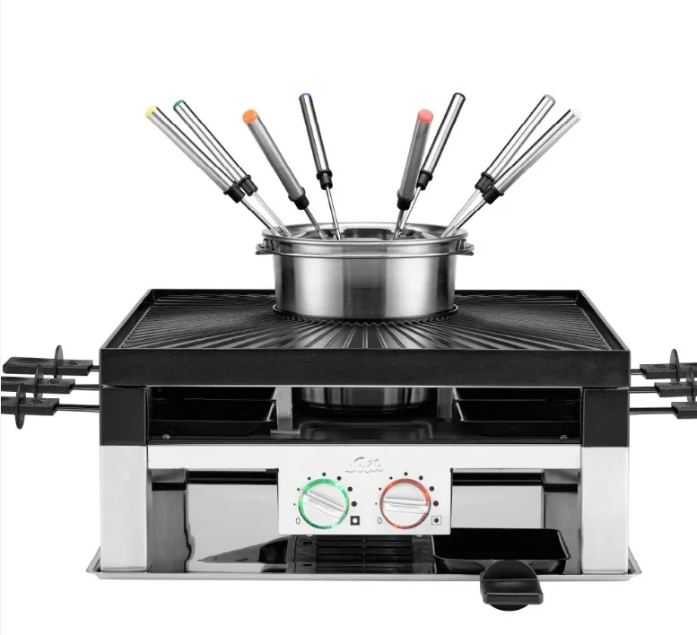 Раклетница Solis Combi-Grill 3 in 1