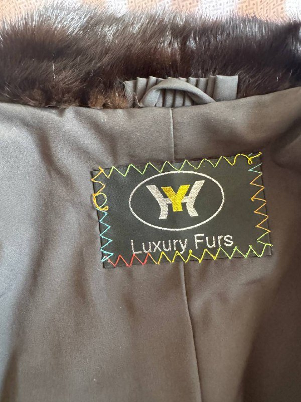 норковая шуба размер S-M с капюшоном и поясом 3