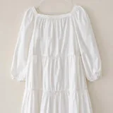 Белое платье ZARA мини 2