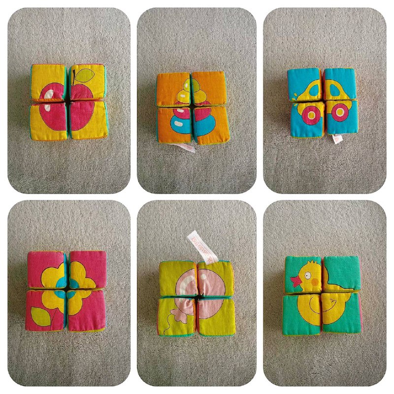 Мягкие кубики, 8 штук 2