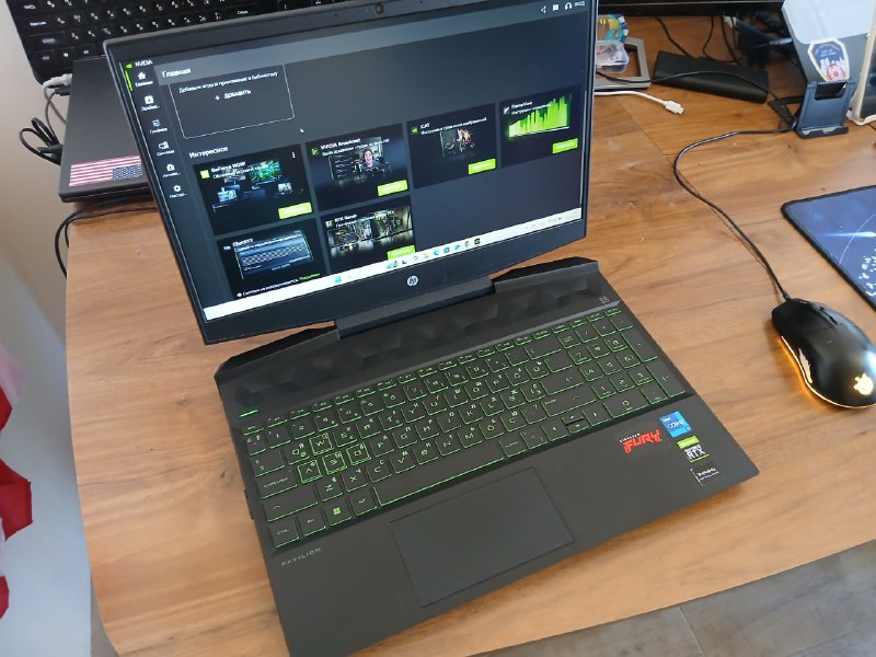 Ноутбук игровой HP Pavilion i7 RTX3050Ti 32GB RAM 1.5TB