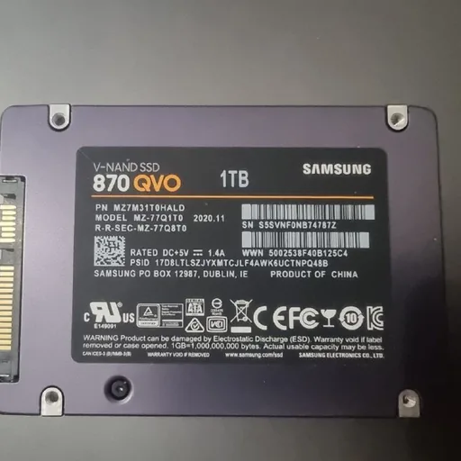 KINGSTON SSD 240Gb, SAMSUNG SSD 870 QVO 1TB
