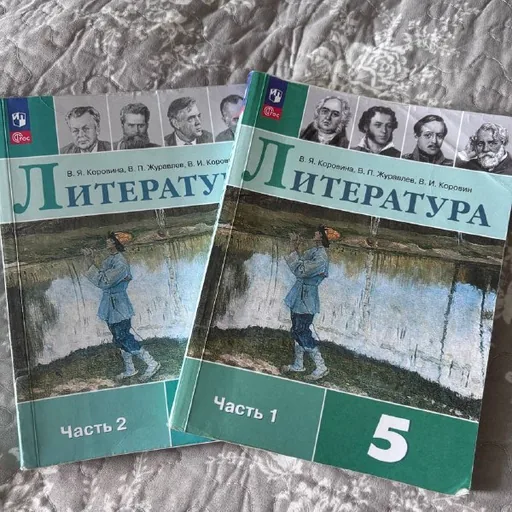 Учебник по литературе для 5 класса, 2 части