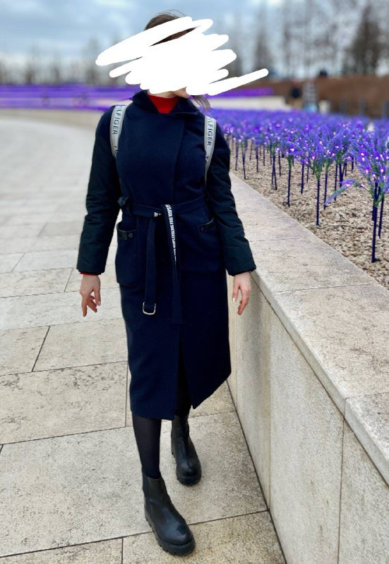 Пальто 70% шерсть размер 42