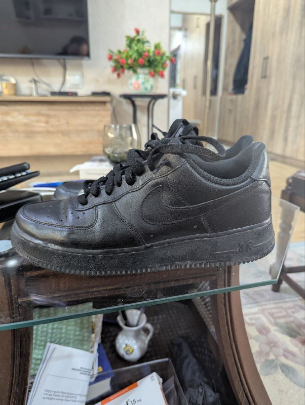 Мужские кроссовки Nike Air черные размер 44.5