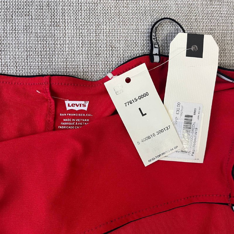 Оригинальный боди Levi’s размер L, S/M новое 4
