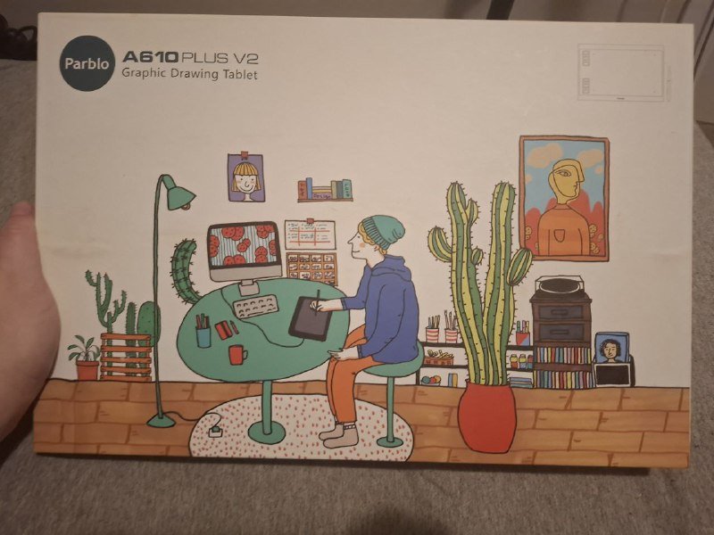 Планшет для рисования Parblo A640 V2 формат A4