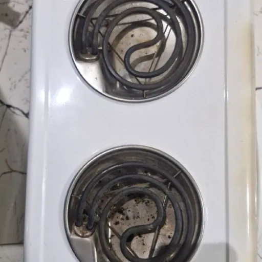 Электродуховка с двумя конфорками