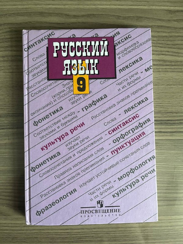 Книги 9 класса Литература, Русский язык