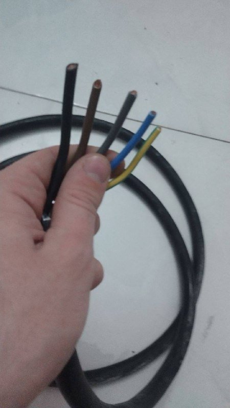 Кабель 6mm2, 3x0.75mm2, 3x6mm2+1x4mm2, 3x6mm2+2x4mm2, 2x0.75mm2, 2x0.5mm2 9