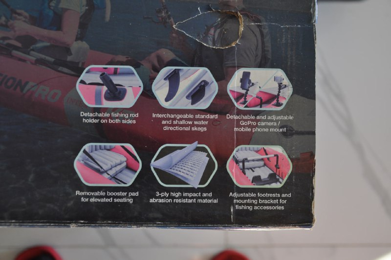 Новый двухместный каяк Intex Excursion Pro K2 2