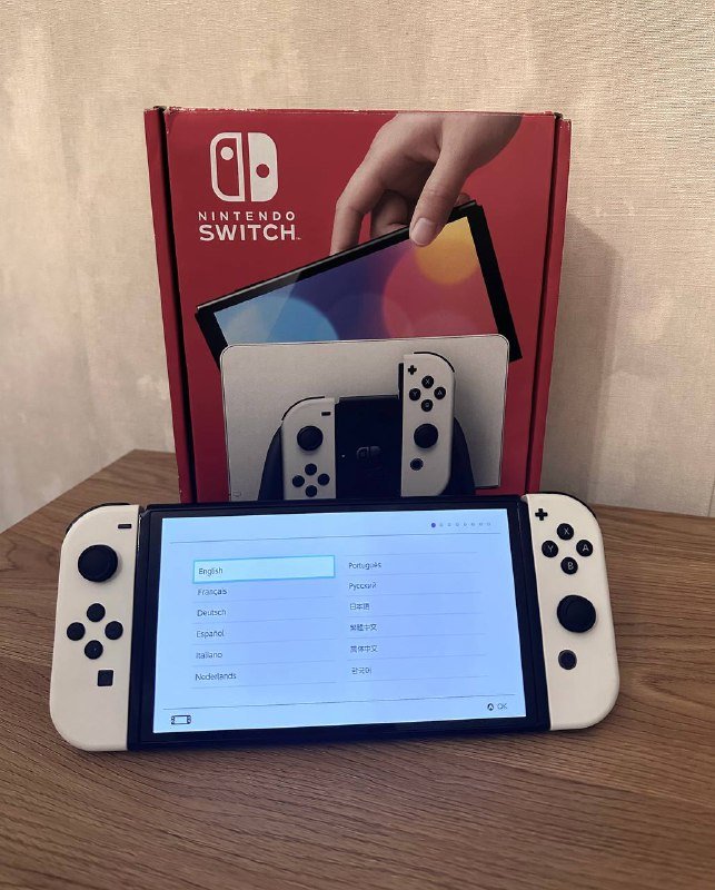 Nintendo Switch OLED White консоль