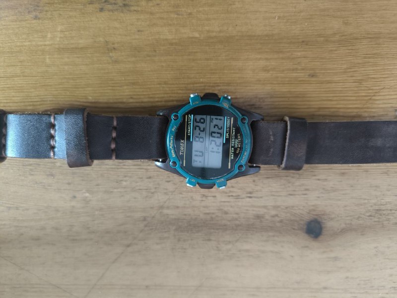 Винтажные TIMEX Expedition на новом кожаном ремешке 5