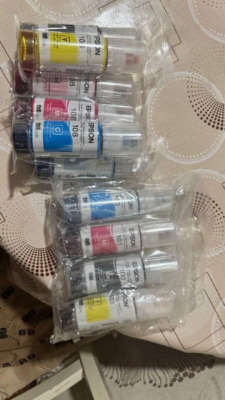 Оригинальная краска Epson 103 108 флаконы 2