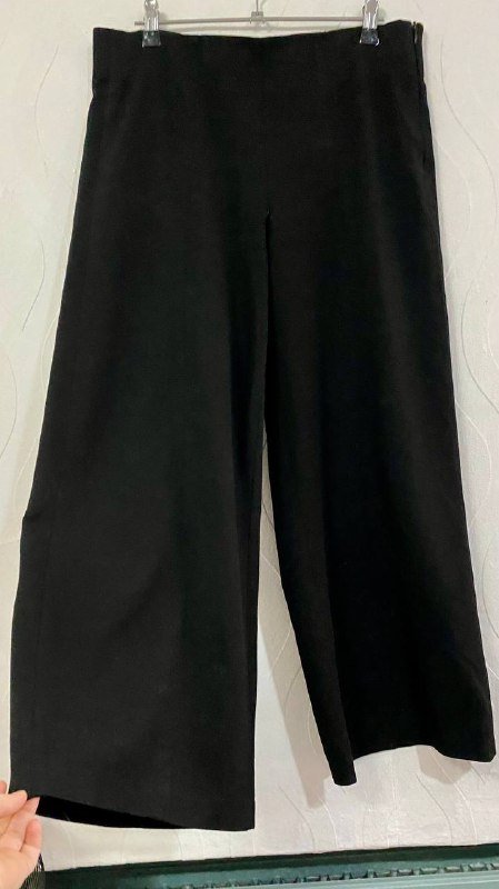 Плотные штаны трубы от бедра хлопок