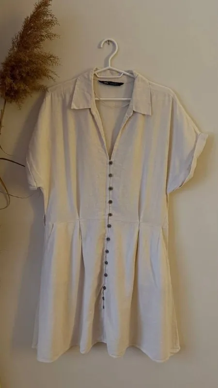 Льняное платье Zara 1