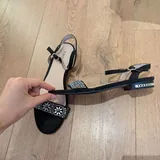 Женские босоножки, черные, бежевые 2