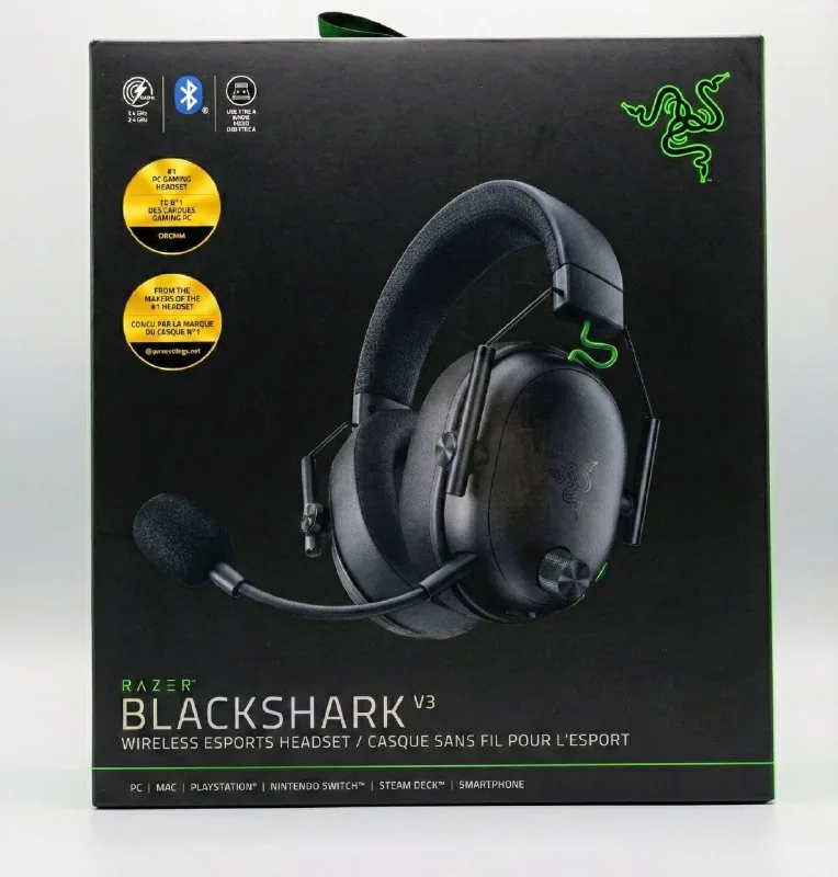 Razer Blackshark V3 беспроводные наушники 1