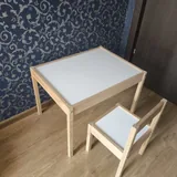 Детский стол и два стула ИКЕА 1