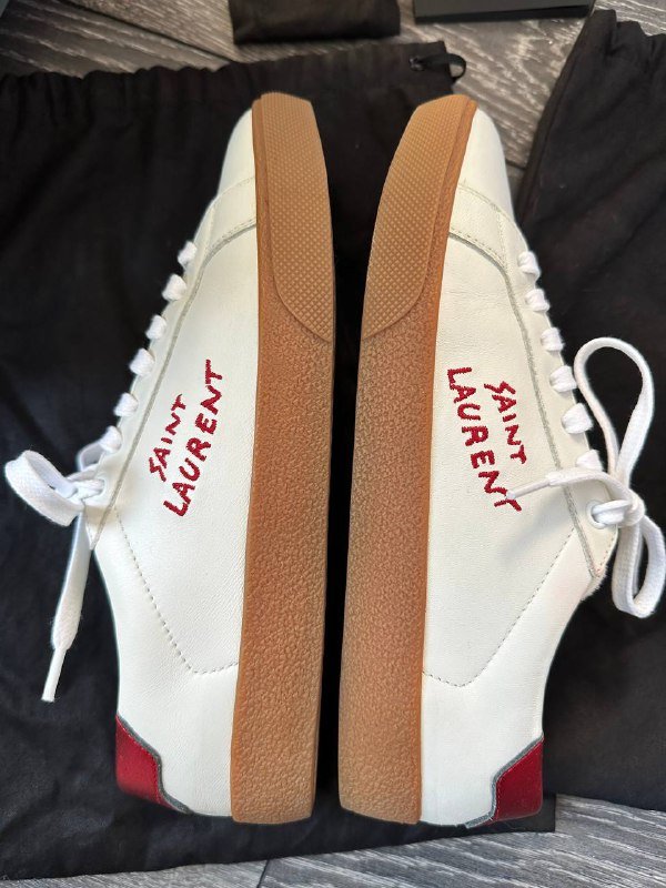 Кеды Saint Laurent телячья кожа размер 38,5 2