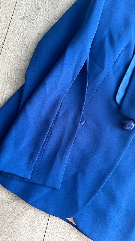 Пиджак синий, размер S-M 2