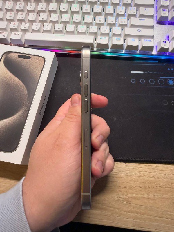 Iphone 15 pro 128gb natural titanium 4