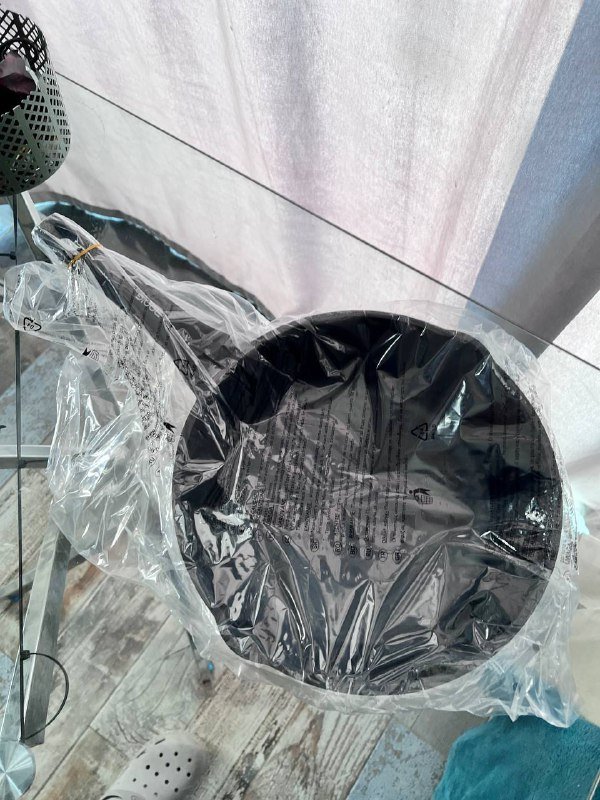 Сковорода тефлоновая с крышкой 28 см Ronig новая 5