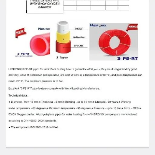 Труба HIDRONIX 16×2, 87 метров