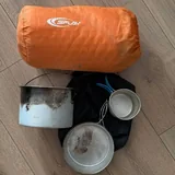 Самонадувающийся коврик Splav, котелок с кружкой, каремат 1