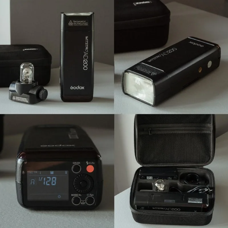 Вспышка Godox AD200, синхронизатор Godox X1T S 1