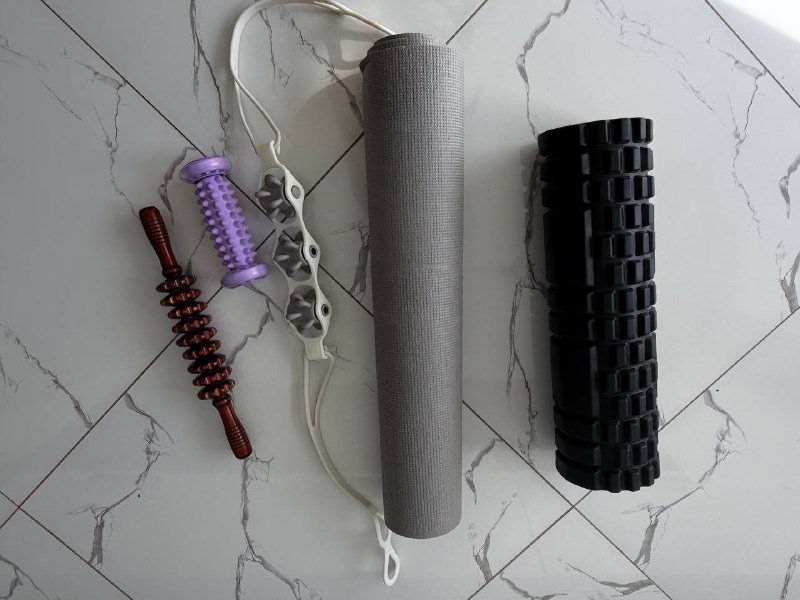 Коврик для йоги, массажеры, МФР ролл