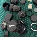Canon EOS 550D, объективы, вспышка, фоторюкзак 6