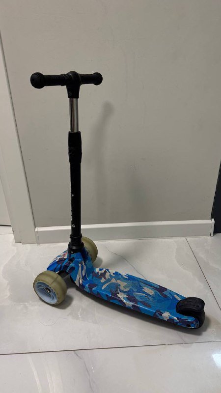 Самокат 3х колесный мощный почти новый 2