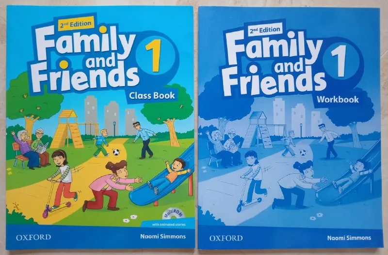 Учебник и рабочая тетрадь Family and Friends 1