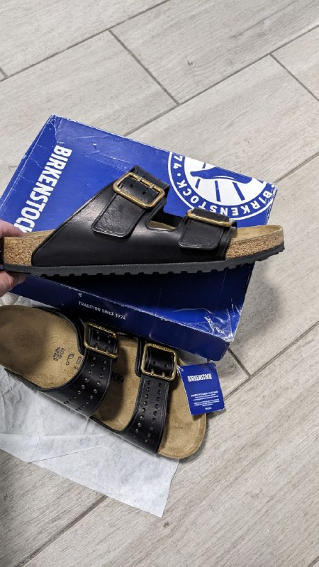 Мужские сандали Birkenstock Arizona Bold размеры 46-47 2