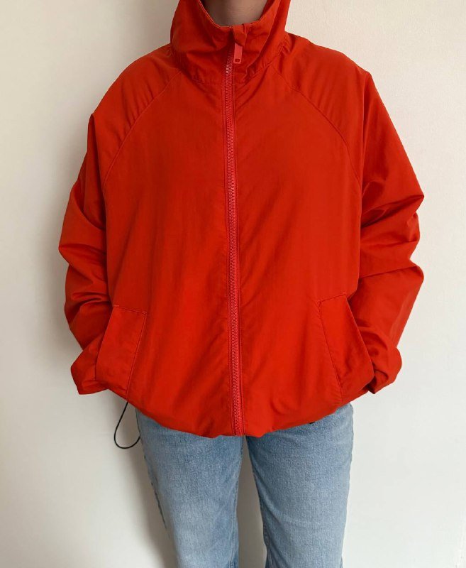 Оранжевая ветровка Zara Unisex 1