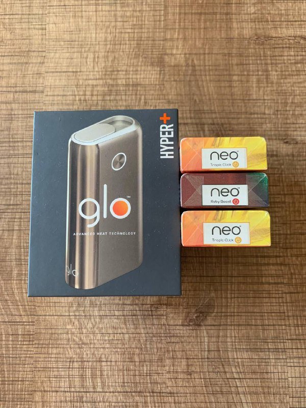 Glo устройство с пачками стиков 2