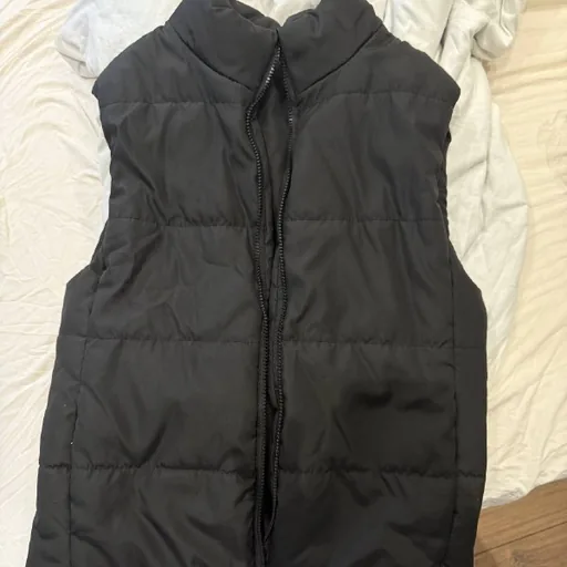 Women’s black padded vest