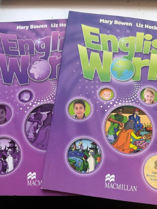 Учебник английского языка English World, книга и тетрадь новые