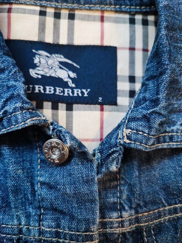 Джинсовка Burberry детская хлопковая 2