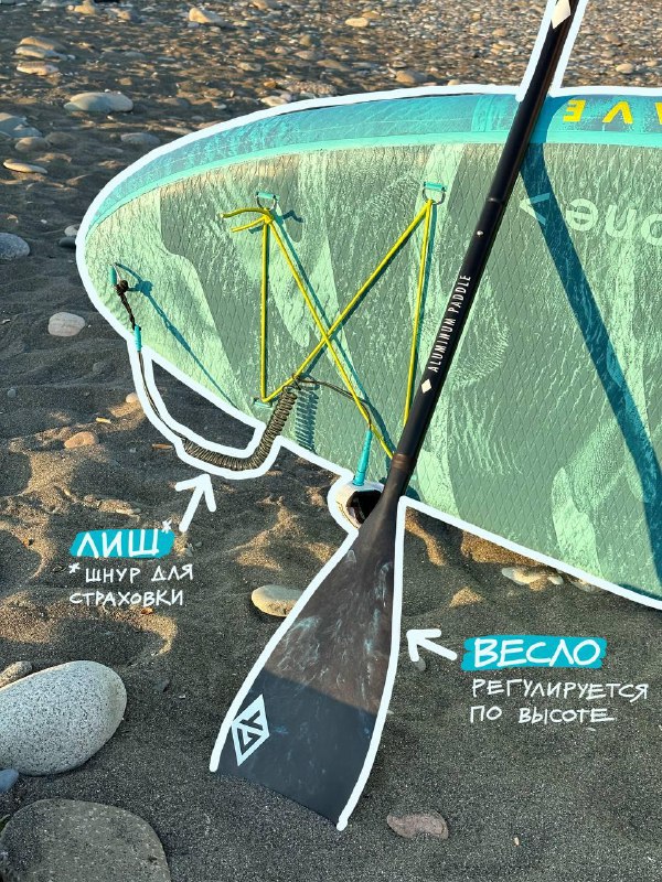 Продам SUP-board, рюкзак, насос, весло, комплект 5