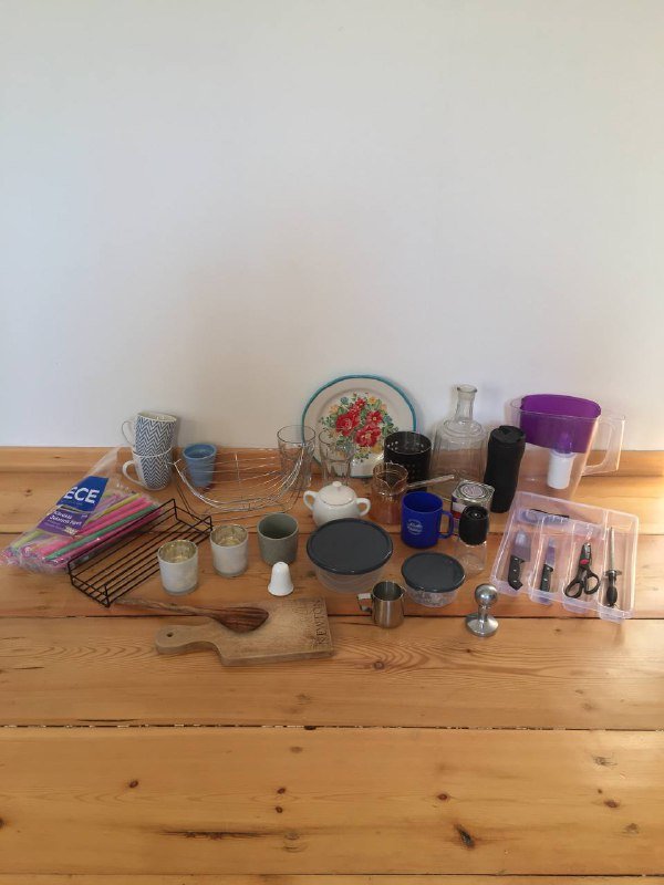 Кухонная утварь пластиковая, металлическая, чашки, подставки, турка, фильтр для воды 2