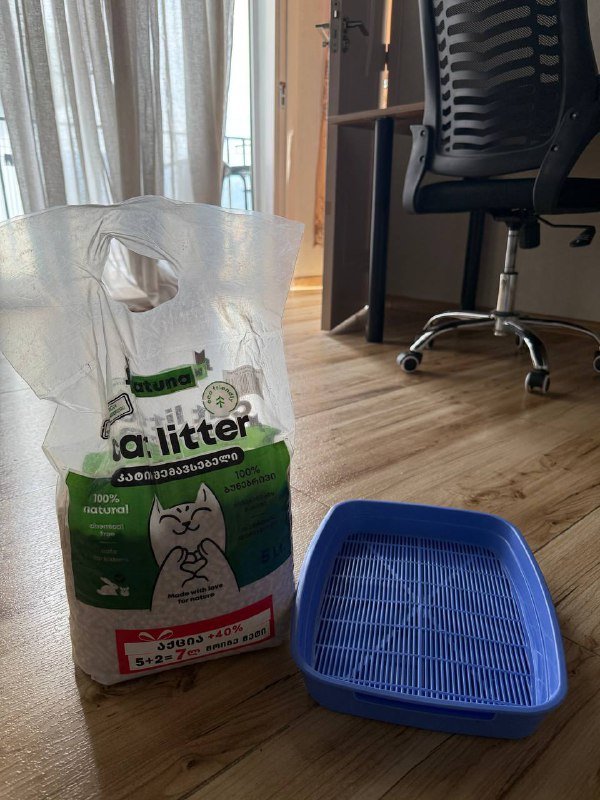 Наполнитель и лоток для кошачьего туалета