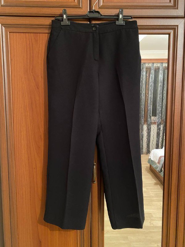 женские черные брюки размер 38