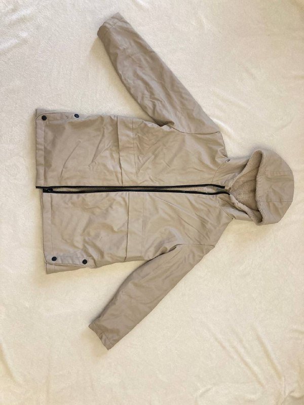 Курточка для девочки ZARA 10-13 лет из экокожи с мехом