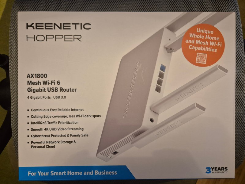 Wi-Fi роутер Keenetic Hopper KN-3810