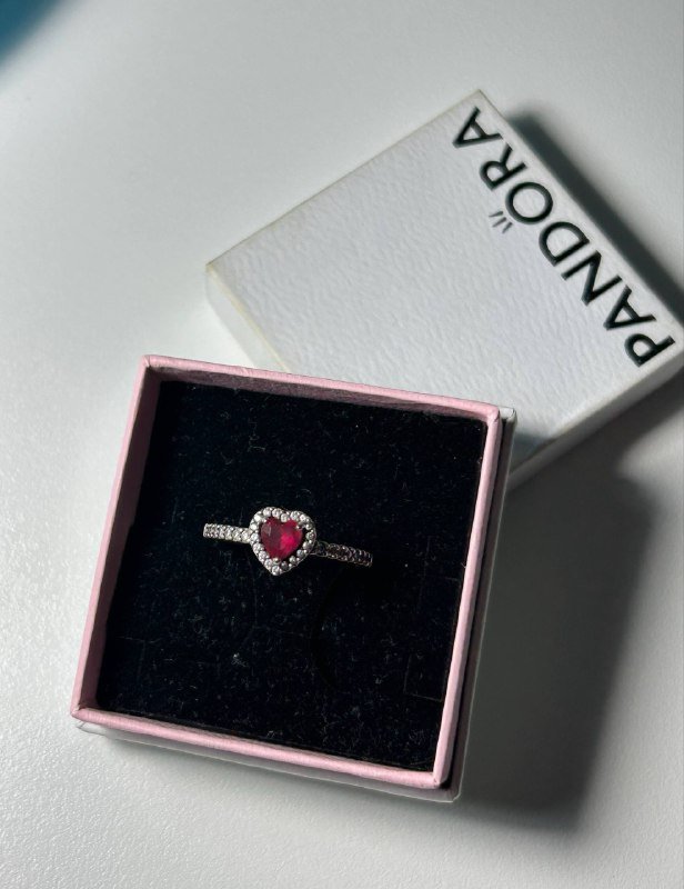 Кольцо Pandora heart ring серебро 925 размер 18 3