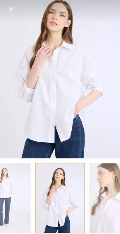 комплект рубашка и брюки Defacto, рубашка белая Defacto 6