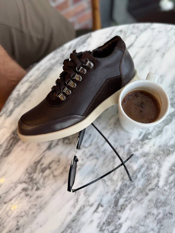 Кожаные мужские ботинки размер 40 5